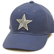 Load image into Gallery viewer, TOYS McCOY Graphic Baseball Cap (No-Mesh) Men's Casual Durable One Star Embroidered and Printed Cotton Ball Cap TMA2504 120 Grayish-Blue