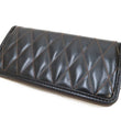 Load image into Gallery viewer, TOYS McCOY Zip-Around Long Leather Wallet Men's Casual Quilted Horsehide Leather Wallet with Three-Sided Zip TMA2506 030 Black