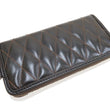 Load image into Gallery viewer, TOYS McCOY Zip-Around Long Leather Wallet Men's Casual Quilted Horsehide Leather Wallet with Three-Sided Zip TMA2506 030 Black