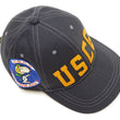 Load image into Gallery viewer, TOYS McCOY Men's Baseball Cap - No Mesh, Custom Patches with Snoopy Flying Ace & U.S.C.G. (TMA2526 Charcoal)