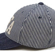 Load image into Gallery viewer, TOYS McCOY AFA Patch Cotton Cap - Men's Hickory Stripe & Denim Brim Military-Style Baseball Hat - TMA2527
