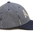 Load image into Gallery viewer, TOYS McCOY AFA Patch Cotton Cap - Men's Hickory Stripe & Denim Brim Military-Style Baseball Hat - TMA2527