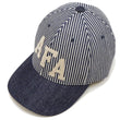 Load image into Gallery viewer, TOYS McCOY AFA Patch Cotton Cap - Men's Hickory Stripe & Denim Brim Military-Style Baseball Hat - TMA2527