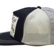 Load image into Gallery viewer, TOYS McCOY Men's Trucker Cap with Felix the Cat & Beck Motorcycle Patch - Side Mesh Baseball Hat, Adjustable Snapback TMA2529 Black/Gray