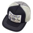 Load image into Gallery viewer, TOYS McCOY Men's Trucker Cap with Felix the Cat & Beck Motorcycle Patch - Side Mesh Baseball Hat, Adjustable Snapback TMA2529 Black/Gray