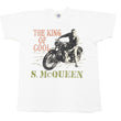 Load image into Gallery viewer, TOYS McCOY T-Shirt Men's Steve McQueen Graphic Garment-Dyed Heavyweight Short Sleeve Loopwheel Tee TMC2306 011 Off-White