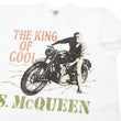 Load image into Gallery viewer, TOYS McCOY T-Shirt Men's Steve McQueen Graphic Garment-Dyed Heavyweight Short Sleeve Loopwheel Tee TMC2306 011 Off-White