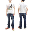 Load image into Gallery viewer, TOYS McCOY T-Shirt Men's Steve McQueen Graphic Garment-Dyed Heavyweight Short Sleeve Loopwheel Tee TMC2306 011 Off-White