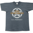 Laden Sie das Bild in den Galerie-Viewer, TOYS McCOY T-Shirt Men's Star Sportwear Logo Graphic Garment-Dyed Heavyweight Short Sleeve Loopwheel Tee TMC2324 030 Faded-Black