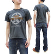 Laden Sie das Bild in den Galerie-Viewer, TOYS McCOY T-Shirt Men's Star Sportwear Logo Graphic Garment-Dyed Heavyweight Short Sleeve Loopwheel Tee TMC2324 030 Faded-Black