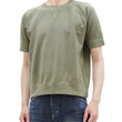 Load image into Gallery viewer, TOYS McCOY Plain Short Sleeve Sweatshirt Men's Solid Color Garment-dyed French Terry Shirt TMC2333 160 Faded-Olive