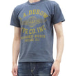 Load image into Gallery viewer, TOYS McCOY T-Shirt Men's J.A. Dubow Mfg Co. Logo Military Graphic Garment-Dyed Heavyweight Short Sleeve Loopwheel Tee TMC2346 120 Faded-Blue