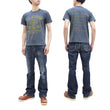Load image into Gallery viewer, TOYS McCOY T-Shirt Men's J.A. Dubow Mfg Co. Logo Military Graphic Garment-Dyed Heavyweight Short Sleeve Loopwheel Tee TMC2346 120 Faded-Blue