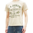 Load image into Gallery viewer, TOYS McCOY T-Shirt Men's J.A. Dubow Mfg Co. Logo Military Graphic Garment-Dyed Heavyweight Short Sleeve Loopwheel Tee TMC2346 040 Ecru