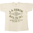 Load image into Gallery viewer, TOYS McCOY T-Shirt Men's J.A. Dubow Mfg Co. Logo Military Graphic Garment-Dyed Heavyweight Short Sleeve Loopwheel Tee TMC2346 040 Ecru
