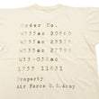 Load image into Gallery viewer, TOYS McCOY T-Shirt Men's J.A. Dubow Mfg Co. Logo Military Graphic Garment-Dyed Heavyweight Short Sleeve Loopwheel Tee TMC2346 040 Ecru