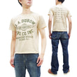 Load image into Gallery viewer, TOYS McCOY T-Shirt Men's J.A. Dubow Mfg Co. Logo Military Graphic Garment-Dyed Heavyweight Short Sleeve Loopwheel Tee TMC2346 040 Ecru