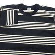 Load image into Gallery viewer, TOYS McCOY Striped T-Shirt Men's Steve McQueen Long Sleeve Horizontal Stripe Tee TMC2354 041 Ivory/Black