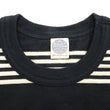 Load image into Gallery viewer, TOYS McCOY Striped T-Shirt Men's Steve McQueen Long Sleeve Horizontal Stripe Tee TMC2354 041 Ivory/Black