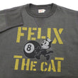 Load image into Gallery viewer, TOYS McCOY Sweatshirt Men's Felix the Cat Sweat Shirt Loop-wheeled Vintage Style TMC2360 C/#030 Faded-Black