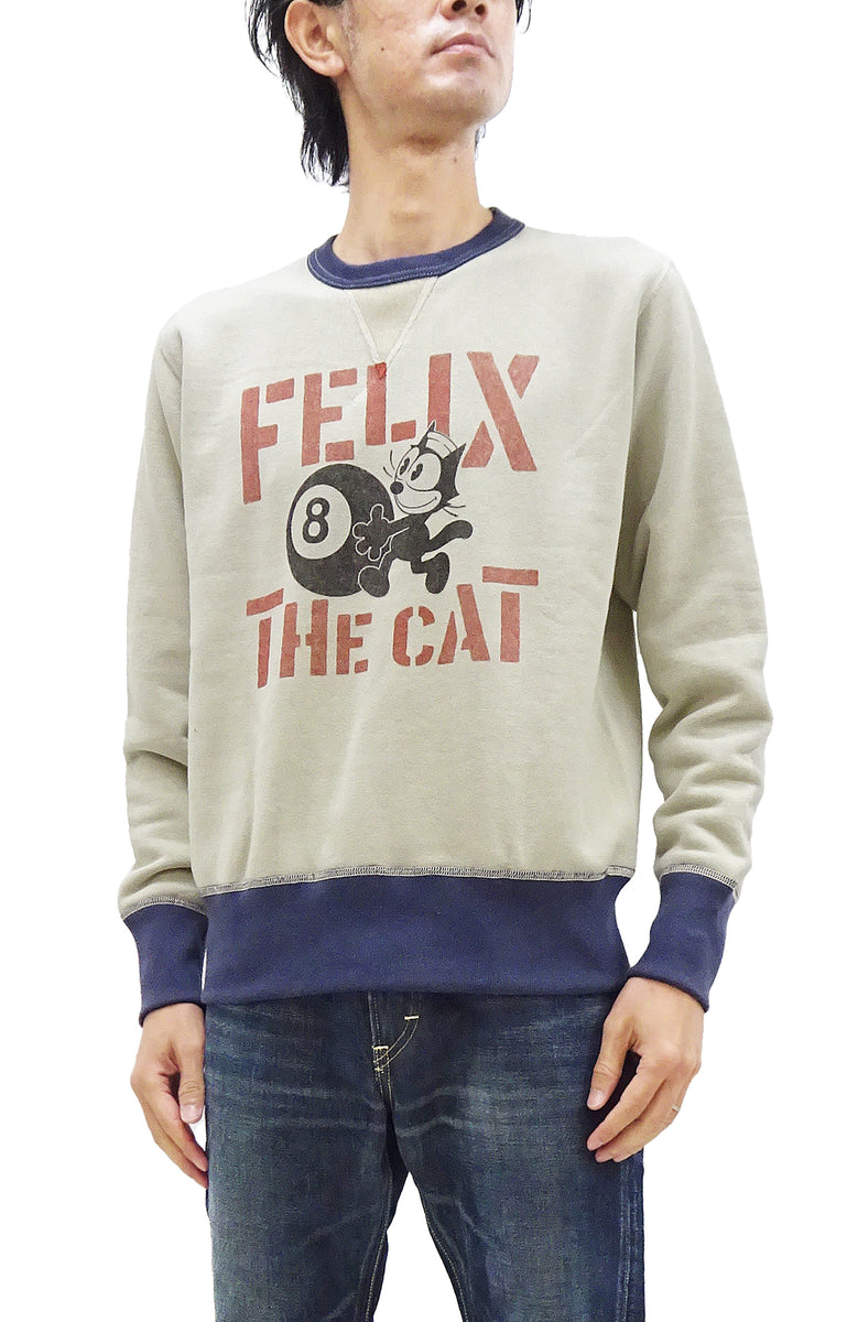 TOYS McCOY Sweatshirt Men's Felix the Cat Sweat Shirt Loop-wheeled 