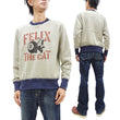 Laden Sie das Bild in den Galerie-Viewer, TOYS McCOY Sweatshirt Men's Felix the Cat Sweat Shirt Loop-wheeled Vintage Style TMC2360 041 Faded-Sand-Beige