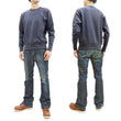 Load image into Gallery viewer, TOYS McCOY Sweatshirt Men's Casual Plain Sweat Shirt Loop-wheeled Vintage Style TMC2373 141 Faded Bluish-Gray