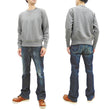 Load image into Gallery viewer, TOYS McCOY Sweatshirt Men's Casual Plain Sweat Shirt Loop-wheeled Vintage Style TMC2373 020 Heather-Gray