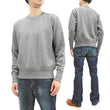 Load image into Gallery viewer, TOYS McCOY Sweatshirt Men's Casual Plain Sweat Shirt Loop-wheeled Vintage Style TMC2373 020 Heather-Gray