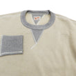 Load image into Gallery viewer, TOYS McCOY Sweatshirt Men's Casual Plain Sweat Shirt Loop-wheeled Vintage Style TMC2373 040 Sand-Beige/Heather-Gray