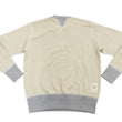 Load image into Gallery viewer, TOYS McCOY Sweatshirt Men's Casual Plain Sweat Shirt Loop-wheeled Vintage Style TMC2373 040 Sand-Beige/Heather-Gray