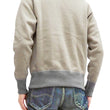 Load image into Gallery viewer, TOYS McCOY Sweatshirt Men's Casual Plain Sweat Shirt Loop-wheeled Vintage Style TMC2373 040 Sand-Beige/Heather-Gray
