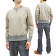 Load image into Gallery viewer, TOYS McCOY Sweatshirt Men's Casual Plain Sweat Shirt Loop-wheeled Vintage Style TMC2373 040 Sand-Beige/Heather-Gray