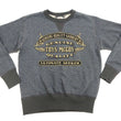 Laden Sie das Bild in den Galerie-Viewer, TOYS McCOY Sweatshirt Men's Loop-wheeled Melange Heather Black Custom Logo Sweat Shirt TMC2374