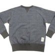 Laden Sie das Bild in den Galerie-Viewer, TOYS McCOY Sweatshirt Men's Loop-wheeled Melange Heather Black Custom Logo Sweat Shirt TMC2374