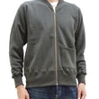 Load image into Gallery viewer, TOYS McCOY Plain Zip-Up Sweatshirt Men's No Hood Full Zip Sweatshirt with Rib Panel TMC2378 030 Faded-Black