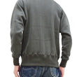 Load image into Gallery viewer, TOYS McCOY Plain Zip-Up Sweatshirt Men's No Hood Full Zip Sweatshirt with Rib Panel TMC2378 030 Faded-Black