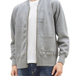 Laden Sie das Bild in den Galerie-Viewer, TOYS McCOY Plain Zip-Up Sweatshirt Men's No Hood Full Zip Sweatshirt with Rib Panel TMC2378 021 Ash-Gray