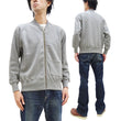 Laden Sie das Bild in den Galerie-Viewer, TOYS McCOY Plain Zip-Up Sweatshirt Men's No Hood Full Zip Sweatshirt with Rib Panel TMC2378 021 Ash-Gray