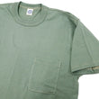 Load image into Gallery viewer, TOYS McCOY T-shirt Men's Steve McQueen Plain Pocket T-Shirt Short Sleeve Loopwheeled Tee TMC2410 160 Faded-Green