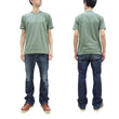Load image into Gallery viewer, TOYS McCOY T-shirt Men's Steve McQueen Plain Pocket T-Shirt Short Sleeve Loopwheeled Tee TMC2410 160 Faded-Green