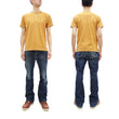 Load image into Gallery viewer, TOYS McCOY Henley T-Shirt Men's Short Sleeve Plain Loopwheeled Tee The Great American Hero Union Shirt TMC2411 060 Faded-Gold