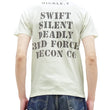 Load image into Gallery viewer, TOYS McCOY T-shirt Men's Taxi Driver Graphic Short Sleeve Loopwheeled Tee TMC2419 011 Faded-Off-White