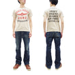 Load image into Gallery viewer, TOYS McCOY T-shirt Men's Taxi Driver Graphic Short Sleeve Loopwheeled Tee TMC2419 040 Faded-Natural