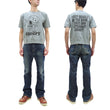 Load image into Gallery viewer, TOYS McCOY Short Sleeve Sweatshirt Men's Astronaut Snoopy Graphic French Terry Fabric Tee Shirt TMC2421 110 Faded-Saxe-Grey