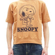 Load image into Gallery viewer, TOYS McCOY Short Sleeve Sweatshirt Men's Astronaut Snoopy Graphic French Terry Fabric Tee Shirt TMC2421 060 Faded-Gold