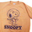 Load image into Gallery viewer, TOYS McCOY Short Sleeve Sweatshirt Men's Astronaut Snoopy Graphic French Terry Fabric Tee Shirt TMC2421 060 Faded-Gold