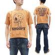 Load image into Gallery viewer, TOYS McCOY Short Sleeve Sweatshirt Men's Astronaut Snoopy Graphic French Terry Fabric Tee Shirt TMC2421 060 Faded-Gold