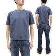 Load image into Gallery viewer, TOYS McCOY Plain Short Sleeve Sweatshirt Men's Solid Color Garment-dyed French Terry Fabric Tee Shirt TMC2429 120 Faded-Blue