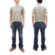 Load image into Gallery viewer, TOYS McCOY Plain Short Sleeve Sweatshirt Men's Solid Color Garment-dyed French Terry Fabric Tee Shirt TMC2429 041 Faded-Sand-Beige
